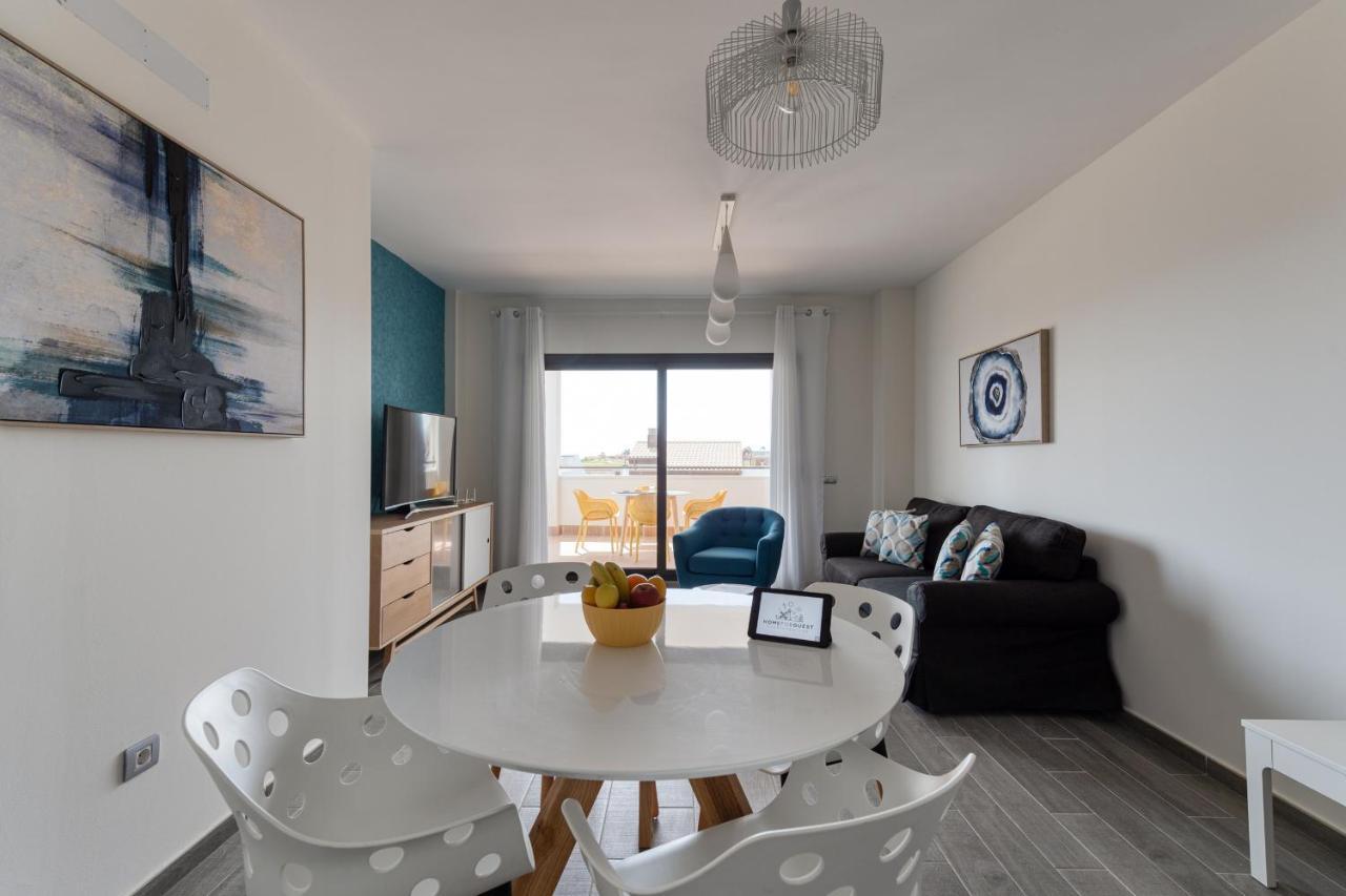 Homeforguest Apartamento En Residencia De Lujo Con Terraza Y Piscina La Guirra Esterno foto